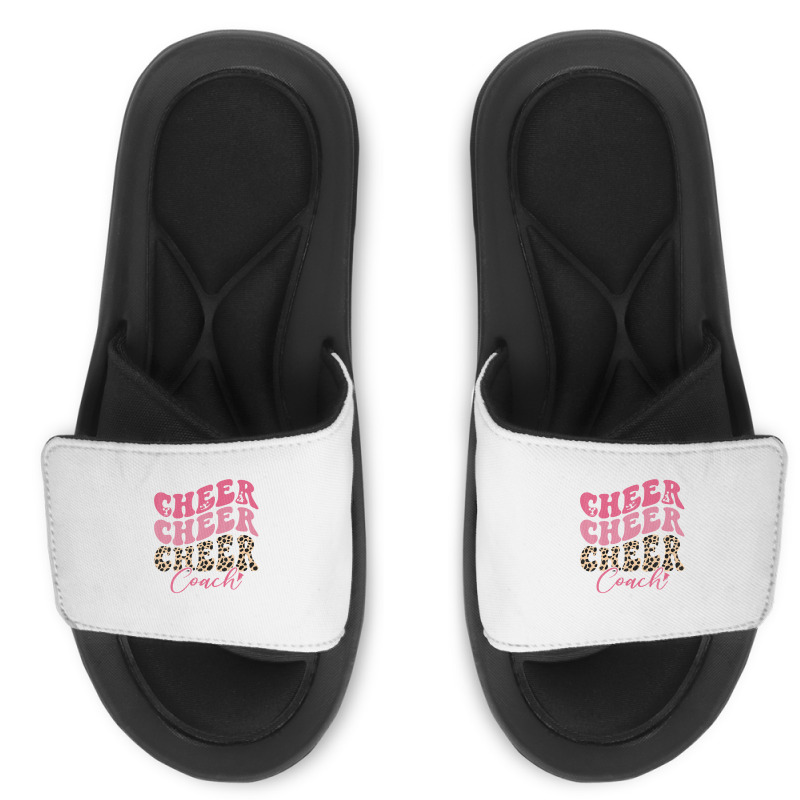 Cheer Coach Leopard Cheerleading Props Cute Cheer For Coach Slide Sandal | Artistshot