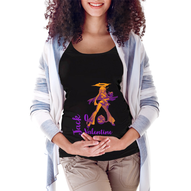 Jack O Valentine Guilty Gear Strive Maternity Scoop Neck T-shirt by CathyCooney | Artistshot