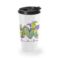 Peace Love King Cake Mardi Gras Tshirt Men Women Kids T Shirt Travel Mug | Artistshot