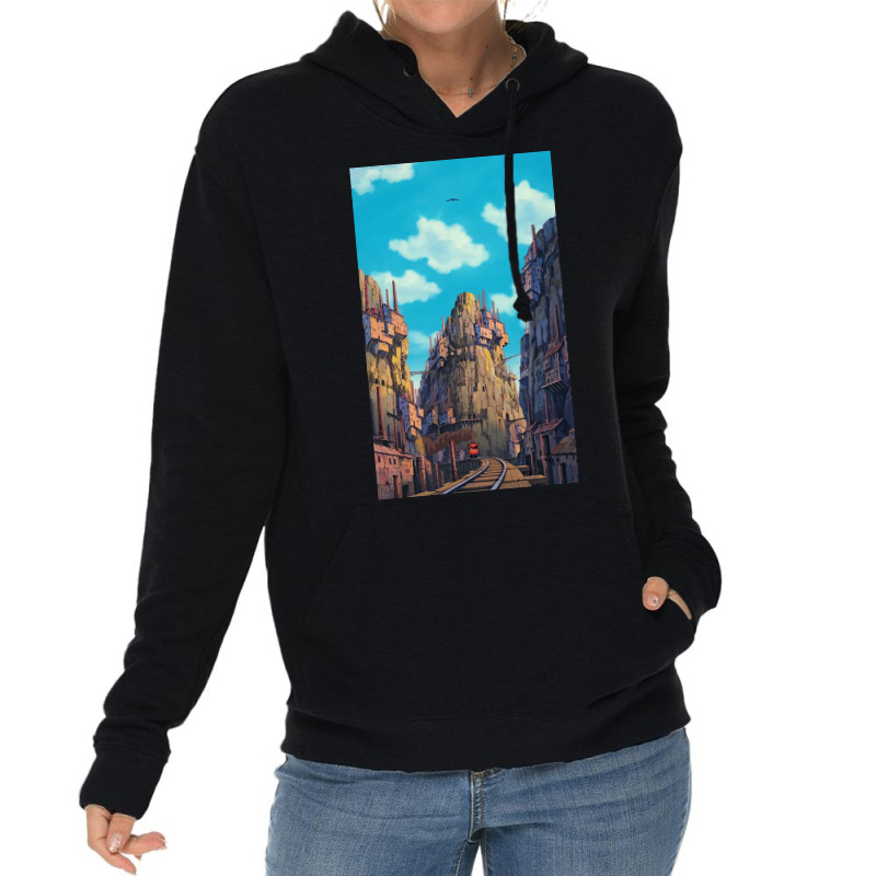 Laputa Scenery Lightweight Hoodie | Artistshot