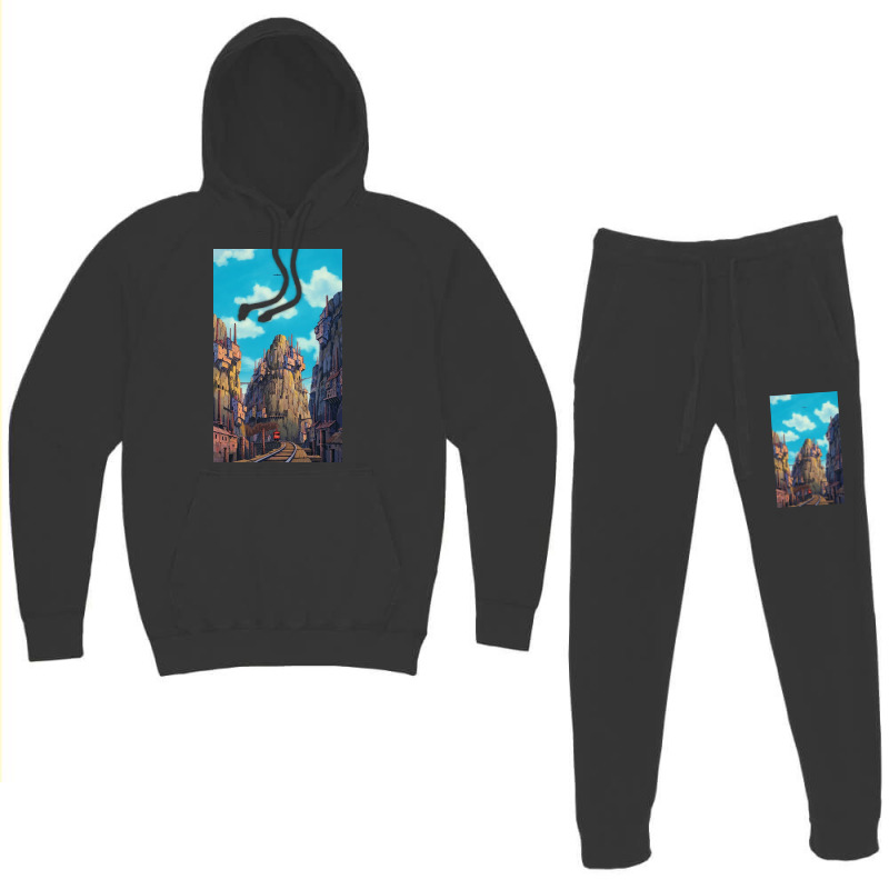 Laputa Scenery Hoodie & Jogger Set | Artistshot