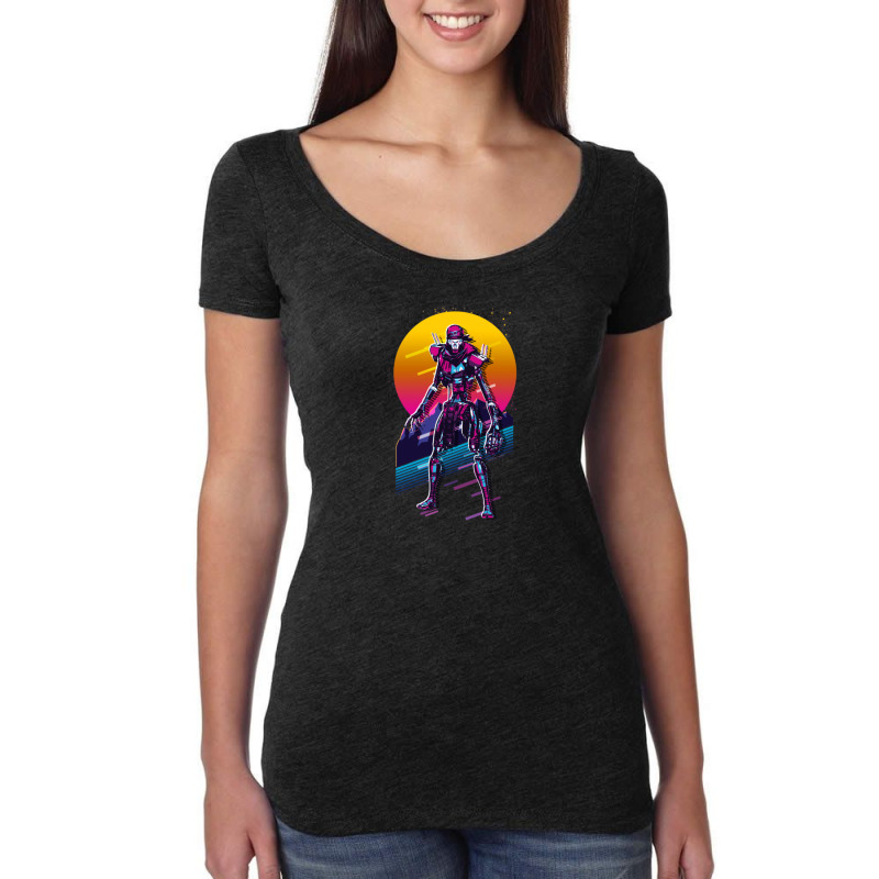 Apex Legends Revenant 80s Retro 1 Women's Triblend Scoop T-shirt by FeytenJoreto | Artistshot