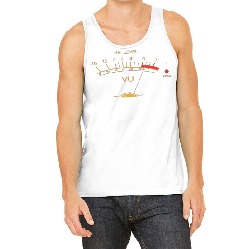 Db Level Decibel Vu Stereo Studio Recording Volume Speaker Radio Dj Pa Tank Top by bosadatzurik | Artistshot