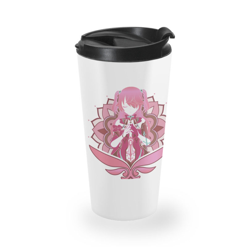 Genshin Impact Fischl Prinzessin Der Verurteilung Pink Travel Mug by OrvilleBudiao | Artistshot