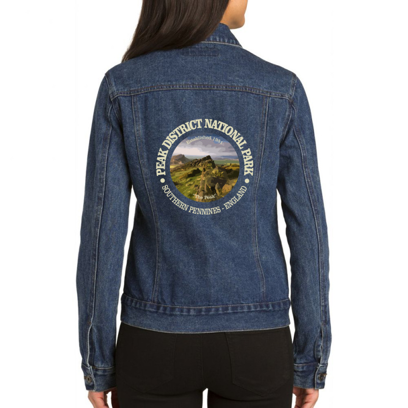 Peak District National Park Np 1 Ladies Denim Jacket by StarActon | Artistshot