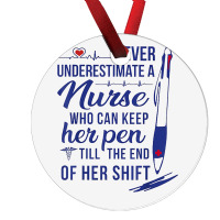 A Nurse Who Can Keep Har Pen Tshirt Ornament | Artistshot