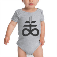 Satanic Cross & Inverted Cross. Black Goth Satanism Satanist T Shirt Baby Bodysuit | Artistshot