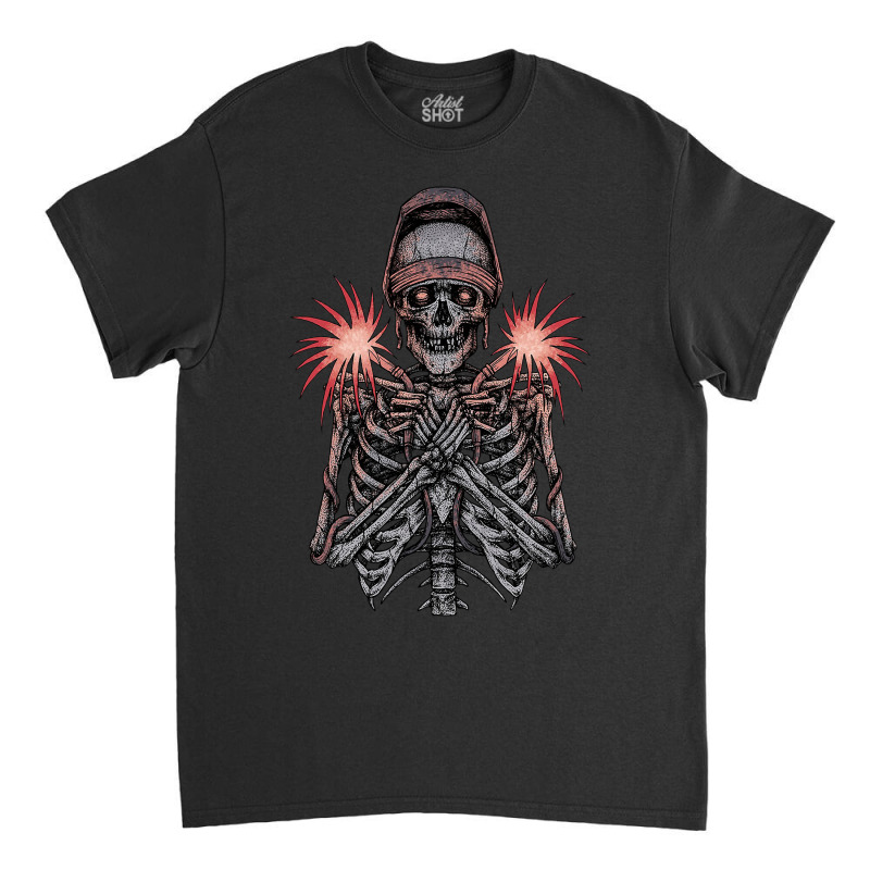 Skull Welder Classic T-shirt by Cartel Crops | Artistshot