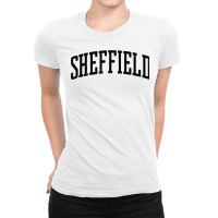 Sheffield Uk Vintage City T Shirt Ladies Fitted T-shirt | Artistshot