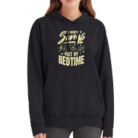 I Write Songs Past My Bedtime Songwriter Gift Vintage Hoodie | Artistshot