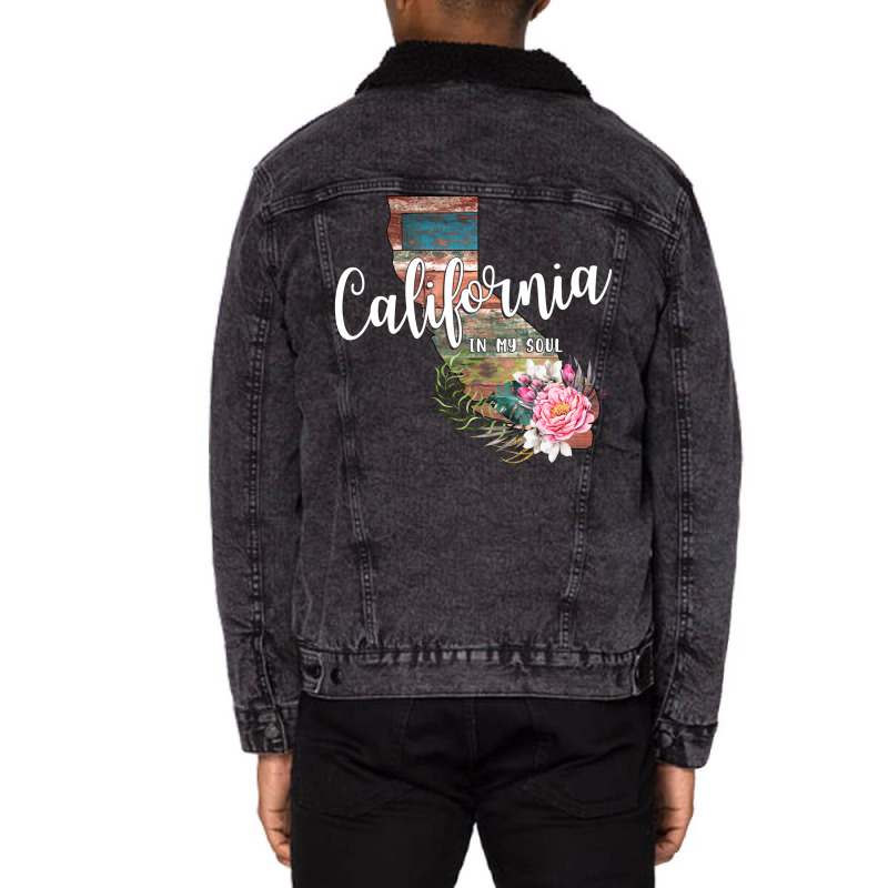 California In My Soul Unisex Sherpa-lined Denim Jacket | Artistshot