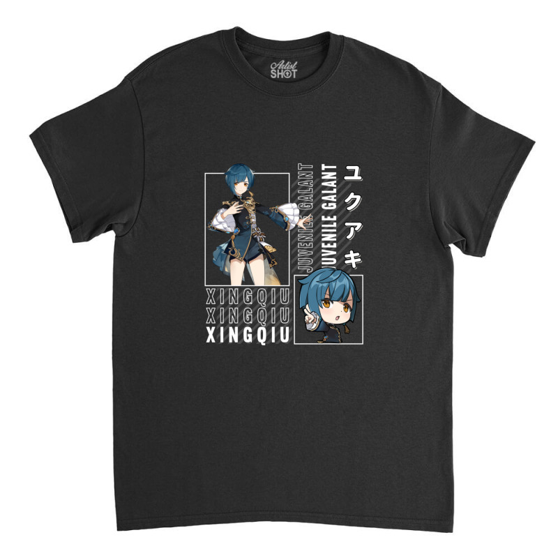 Xingqiu Juvenile Galant Genshin Impact Classic T-shirt by CaridadAlstott | Artistshot