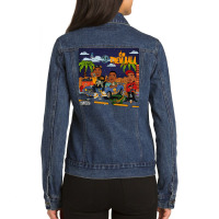 Trem Bala Ladies Denim Jacket | Artistshot