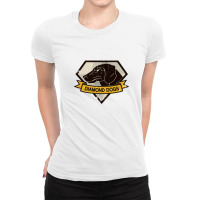 Metal Gear Solid  Diamond Dogs  Vintage Ladies Fitted T-shirt | Artistshot