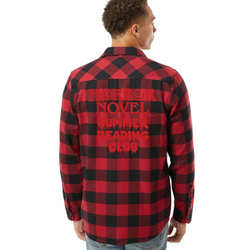 Horror Novel Reading Club Flannel Shirt by Rahmatika | Artistshot