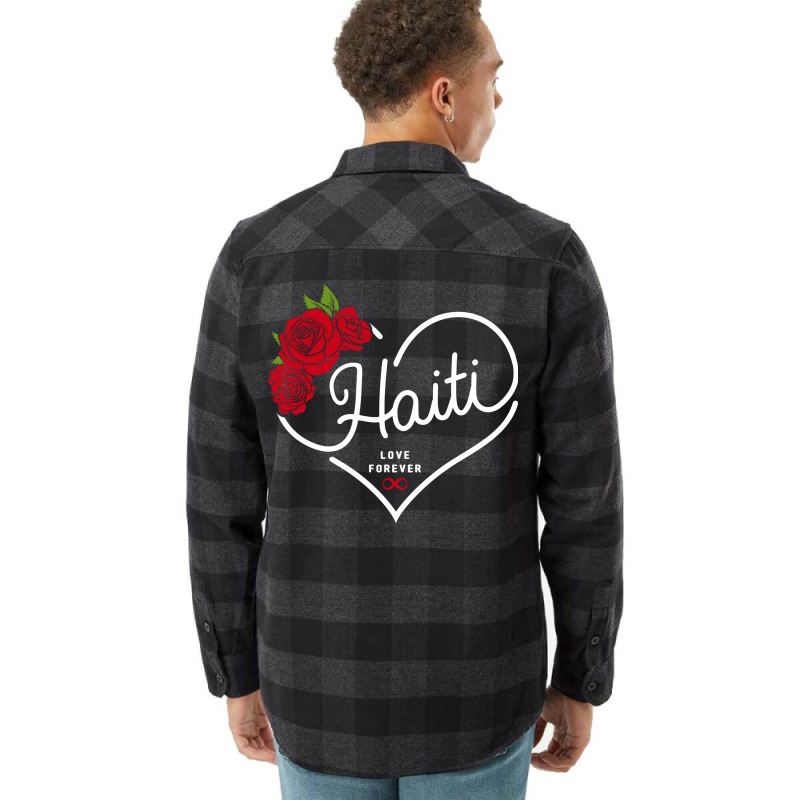 Haiti Love Forever Flannel Shirt by honeysuckle | Artistshot