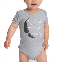 Vintage Viking Compass Vegvisir Norse Mythology T Shirt Baby Bodysuit | Artistshot