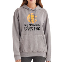 Bees Moon My Grandma Loves Me Vintage Hoodie | Artistshot