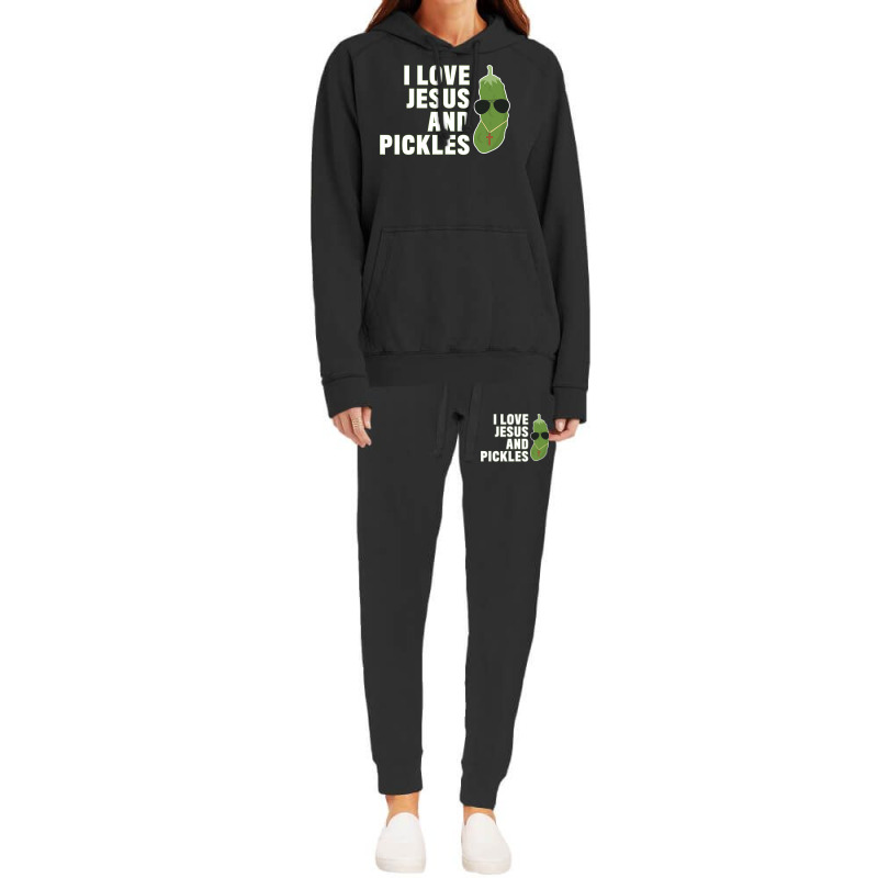 I Love Jesus And Pickles   Christian   Boys Girls Women Gift T Shirt Hoodie & Jogger set by adam.troare | Artistshot