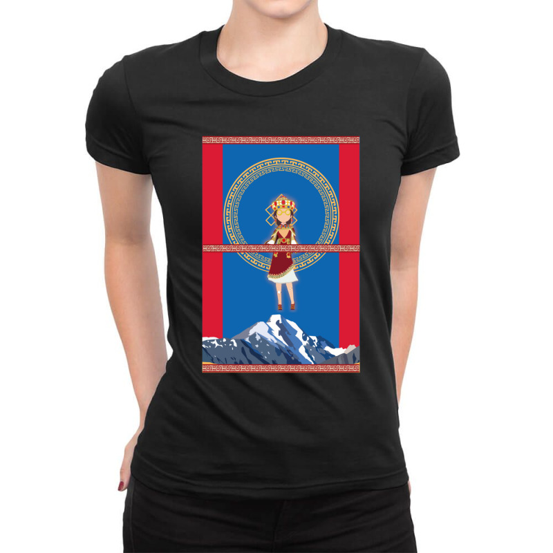 Mongol Helena Ladies Fitted T-Shirt by ReenaKonicek | Artistshot