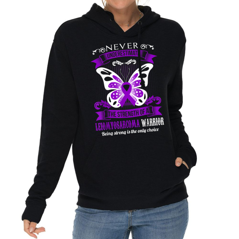 Power Of Leiomyosarcoma Warrior Tshirt Lightweight Hoodie | Artistshot