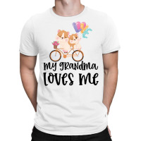 Hamsters On Bike My Grandma Loves Me T-shirt | Artistshot