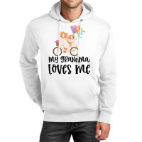 Hamsters On Bike My Grandma Loves Me Unisex Hoodie | Artistshot