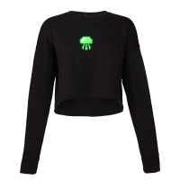 Terrarium Green Jellyfish Cropped Sweater | Artistshot