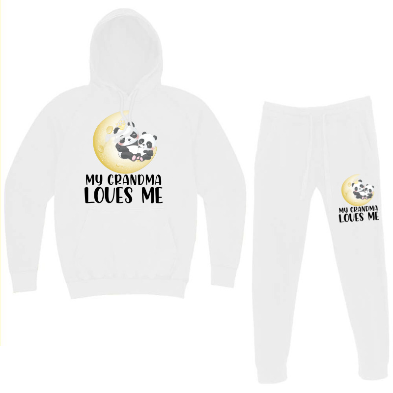 Panda Moon  Grandma Loves Me Hoodie & Jogger set by CueTrendyFinds | Artistshot