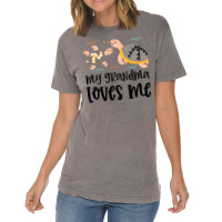 Turtles Grandma Loves Me Vintage T-shirt | Artistshot