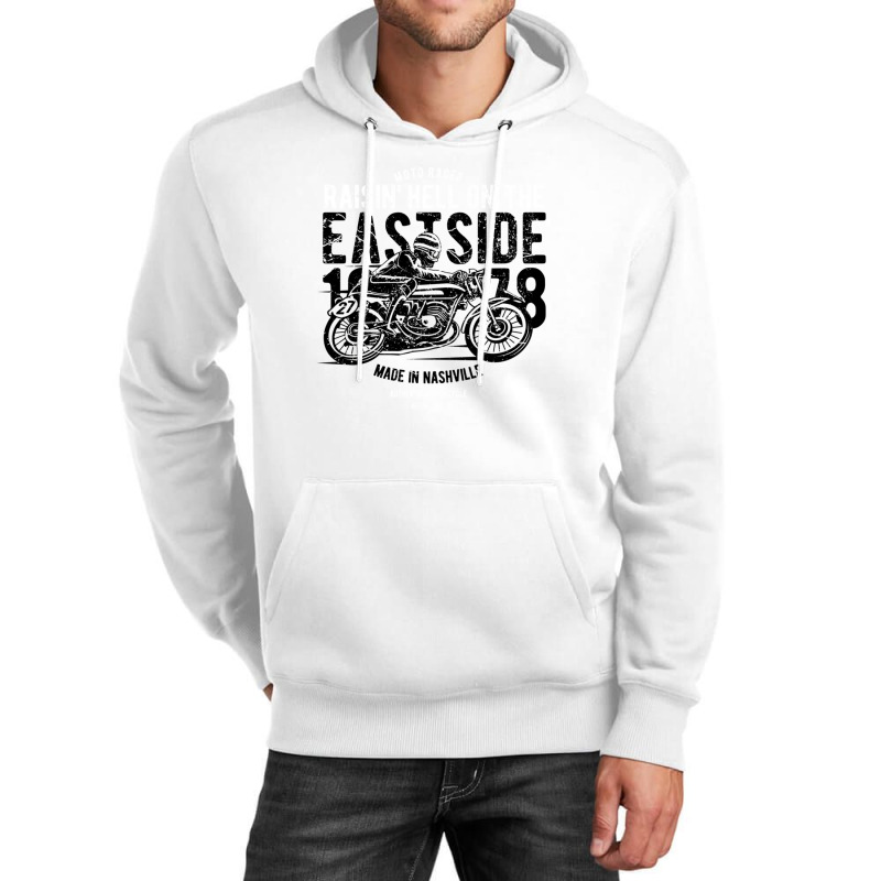 Motorcycles Nashville Raise Hell Cafe Racer  1 Unisex Hoodie | Artistshot