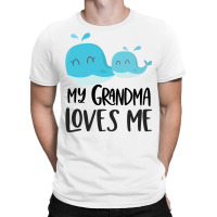 Whales Grandma Loves Me T-shirt | Artistshot