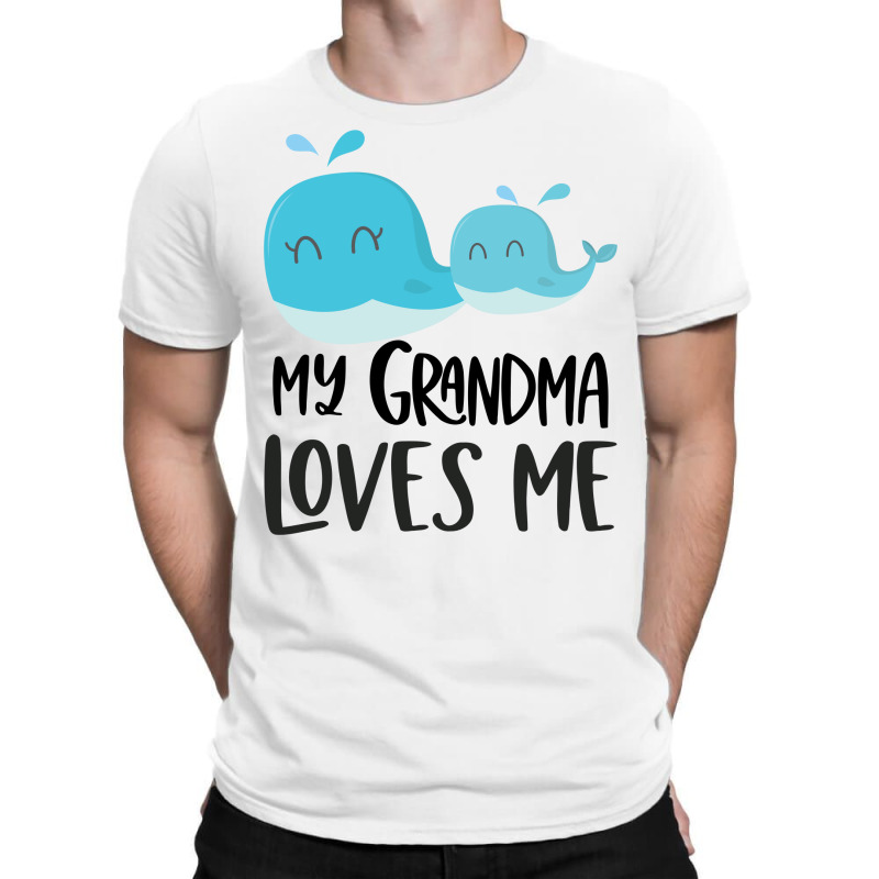 Whales Grandma Loves Me T-Shirt by CueTrendyFinds | Artistshot