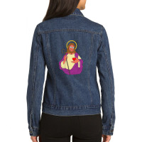 The Bender Of Future Prime Edition 03 1 Ladies Denim Jacket | Artistshot