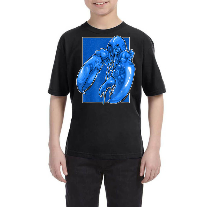 Funny Jumpscare Lobster Meme Blue Crustacean T Shirt Youth Tee | Artistshot