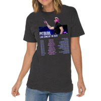 Pitbull Tour Back Vintage T-shirt | Artistshot