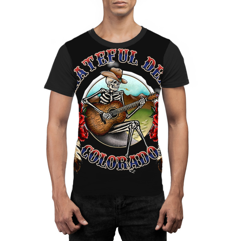 Grateful Guitarist Graphic T-shirt | Artistshot