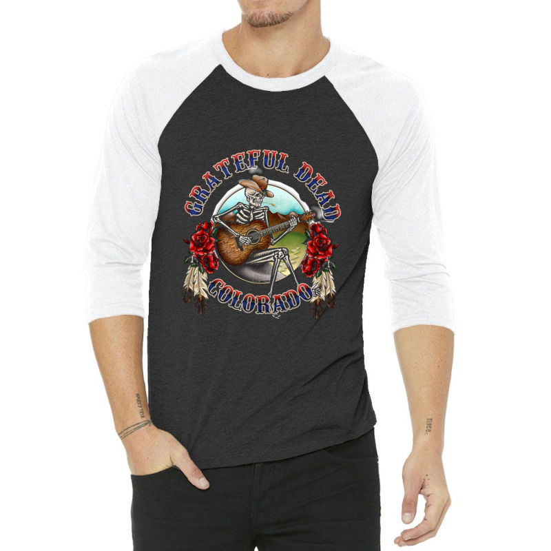 Grateful Guitarist 3/4 Sleeve Shirt | Artistshot