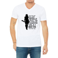 In A World Full Of Woman V-neck Tee | Artistshot