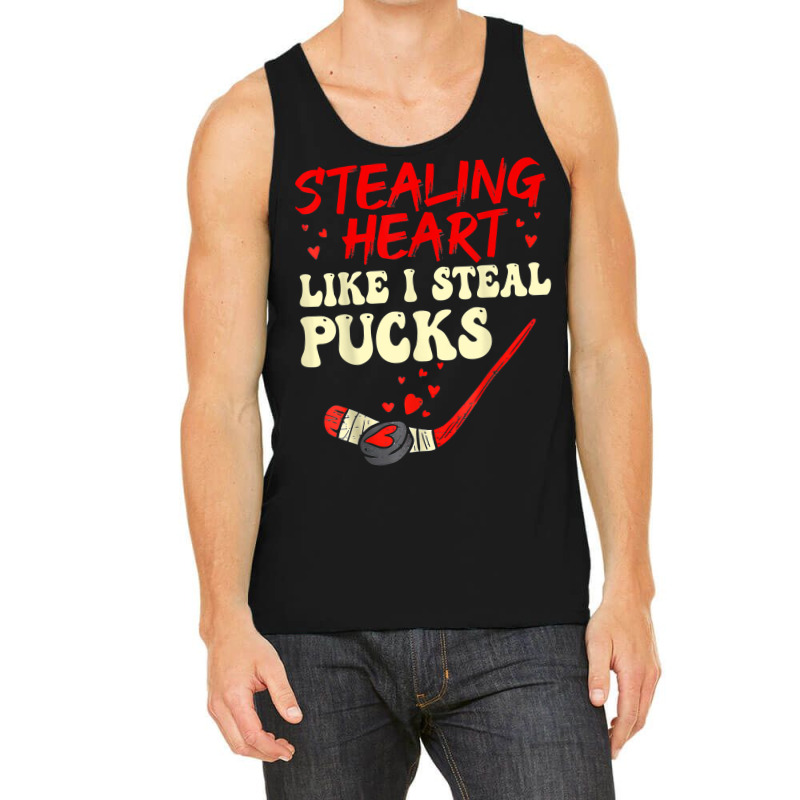 Stealing Heart Like I Steal Pucks Shirt Valentines Day Hocky T Shirt Tank Top | Artistshot