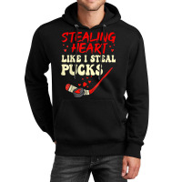 Stealing Heart Like I Steal Pucks Shirt Valentines Day Hocky T Shirt Unisex Hoodie | Artistshot