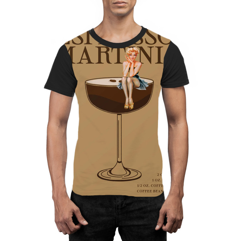 The Espresso Martini Cocktail Graphic T-shirt by myersamb | Artistshot