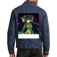 Angry Giga Mermaid Men Denim Jacket | Artistshot