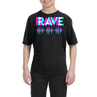 Rave Techno Music Synthesizer Dj Gift Raver T Shirt Youth Tee | Artistshot