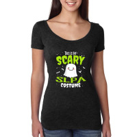 Funny Halloween This Is My Scary Slpa Custome Speech Aide Premium Women's Triblend Scoop T-shirt | Artistshot