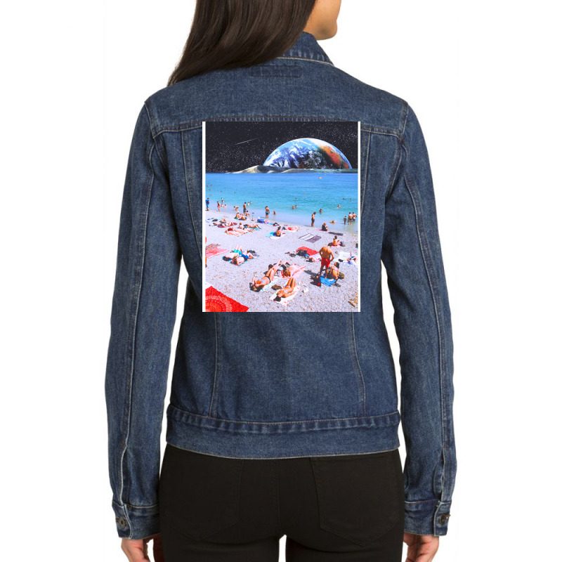 Bare Skin Ladies Denim Jacket | Artistshot