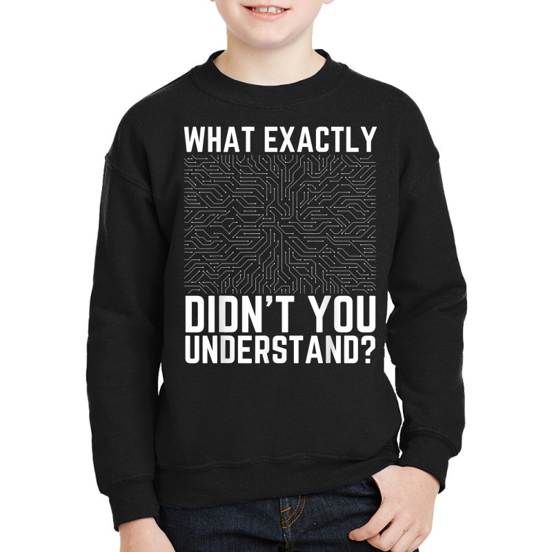 What Exactly Didn't You Understand Electronics Pcb Engineer T Shirt Youth Sweatshirt by jessamynb4pru | Artistshot