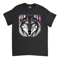 Wolf Head Design Art Predator Face Imprint With Wild Animal T Shirt Classic T-shirt | Artistshot