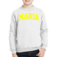 Maria Arch Athletic College University Alumni Style T Shirt Youth Sweatshirt | Artistshot