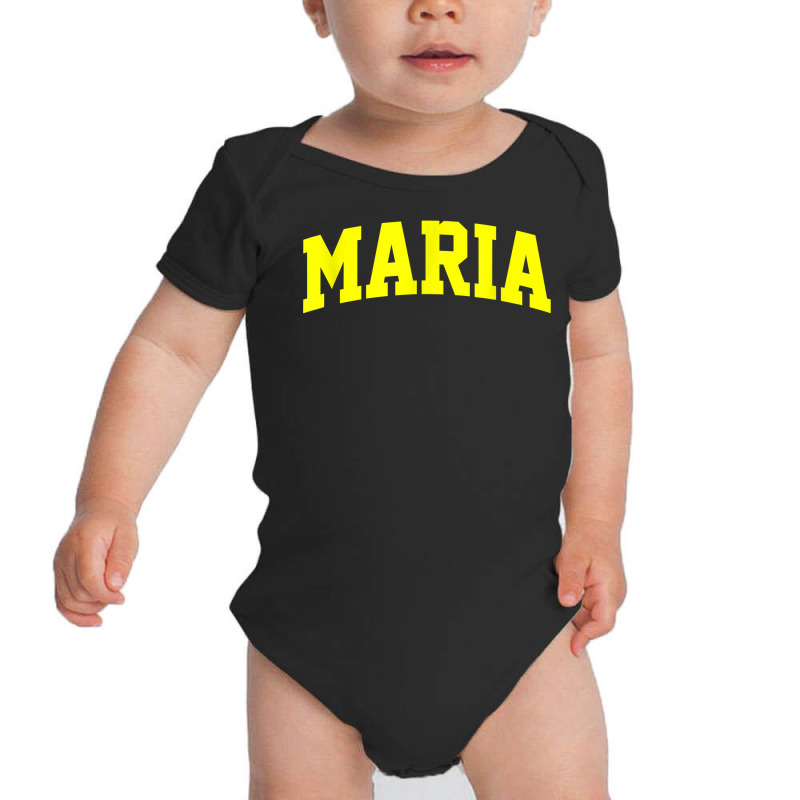 Maria Arch Athletic College University Alumni Style T Shirt Baby Bodysuit by katheleenweb0 | Artistshot